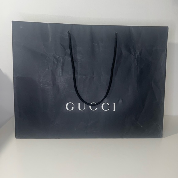 Gucci Decorative Framable Distressed Shopping Gift Bag - Picture 2 of 8